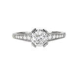 Romance Vintage Semi-Mount Diamond Ring