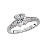 Romance Vintage Semi-Mount Diamond Ring