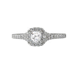 Romance Diamond Engagement Ring w/ Center