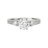 Romance Vintage Semi-Mount Diamond Ring
