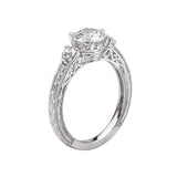 Romance Vintage Semi-Mount Diamond Ring