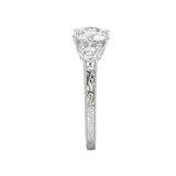 Romance Vintage Semi-Mount Diamond Ring
