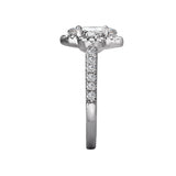 Romance Halo Semi-Mount Diamond Ring