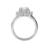 Romance 3 Stone Semi-Mount Diamond Ring