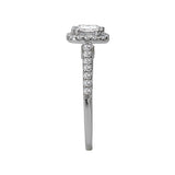 Romance Halo Semi-Mount Diamond Ring