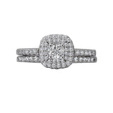 Romance Halo Semi-Mount Diamond Ring