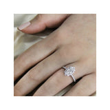 Romance Halo Semi-Mount Diamond Ring