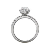Romance Halo Semi-Mount Diamond Ring