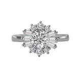 Romance Halo Semi-Mount Diamond Ring
