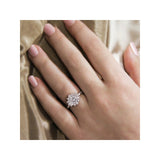 Romance Halo Semi-Mount Diamond Ring