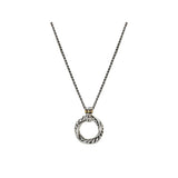 Eleganza Ladies Fashion Two-Tone Pendant