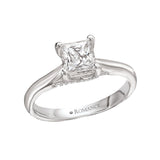 Romance Solitaire Semi-Mount Diamond Ring