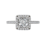 Romance Halo Semi-Mount Diamond Ring