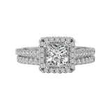 Romance Halo Semi-Mount Diamond Ring