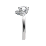 Romance Halo Semi-Mount Diamond Ring
