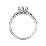 Romance Halo Semi-Mount Diamond Ring