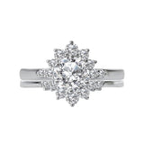 Romance Halo Semi-Mount Diamond Ring