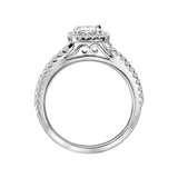 Romance Halo Semi-Mount Diamond Ring