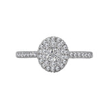 Romance Halo Diamond Ring