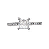 Romance Peg Head Semi-Mount Diamond Ring