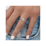 Romance Peg Head Semi-Mount Diamond Ring