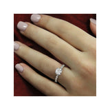 Romance Peg Head Semi-Mount Diamond Ring