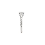 Romance Peg Head Semi-Mount Diamond Ring