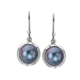 Eleganza Ladies Mabe Pearl Earrings