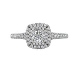Romance Halo Diamond Ring