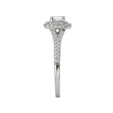 Romance Halo Diamond Ring