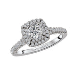 Romance Halo Diamond Ring