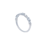 Sterling Silver April Birthstone Ring