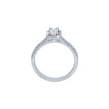 Emerald Cut Halo Engagement Eing