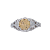 Champagne Diamond Ring