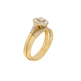 Yellow Gold & Diamond Wedding Set