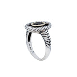 2-Tone Smokey Quartz Ring