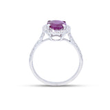 Ruby Halo Ring