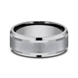 Grey Tantalum 8mm Comfort-Fit wedding band