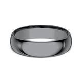 Tantalum 6.5mm Comfort-fit Design Wedding Band