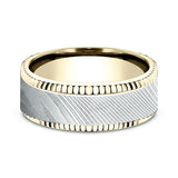 Ammara Stone 8mm Comfort-fit Design Wedding Ring