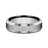 Tungsten 6mm Comfort-Fit Design Wedding Band