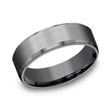 Tantalum 7mm Comfort-fit wedding band