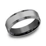 Tantalum 7mm Comfort-fit Design Wedding Band