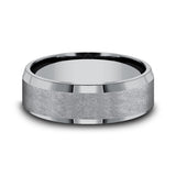 Grey Tantalum 7mm Comfort-fit wedding band