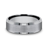 Grey Tantalum 7mm Comfort-fit wedding band