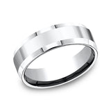 Cobalt/Tungsten 7mm Comfort-Fit Design Wedding Band
