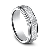 Cobalt 7mm Comfort-Fit Design Wedding Band