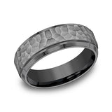 Tantalum 7.5mm Comfort-fit Design Wedding Band