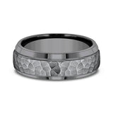 Tantalum 7.5mm Comfort-fit Design Wedding Band