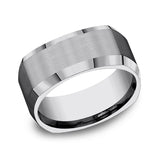 Tungsten 9mm Comfort-Fit Design Wedding Band